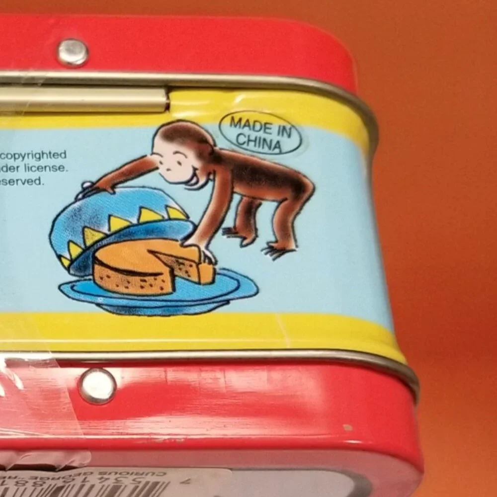 Sealed Curious George MIni Lunch Box 1998 Ltd Ed Collector's Mini Tin W/Candies